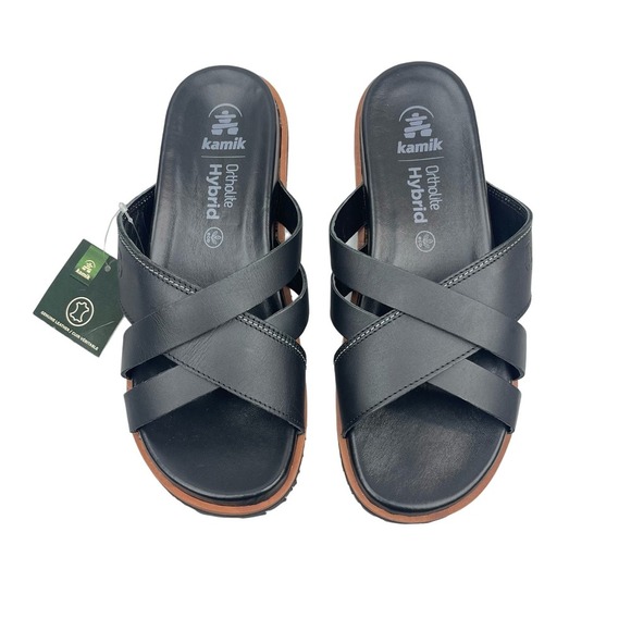 NWT KAMIK Orthlite Hybrid Sadie Slides Sz 9 + Slight flaws Store Demo - Picture 2 of 13